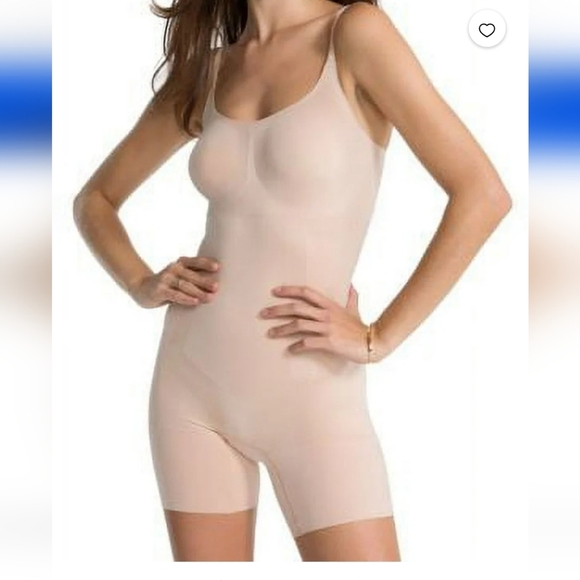 SPANX PS 1715 ON CORE SCULTSUIT BODY SUIT. MID THIGH. 3X NUDE SHAPE WEAR - Picture 1 of 10